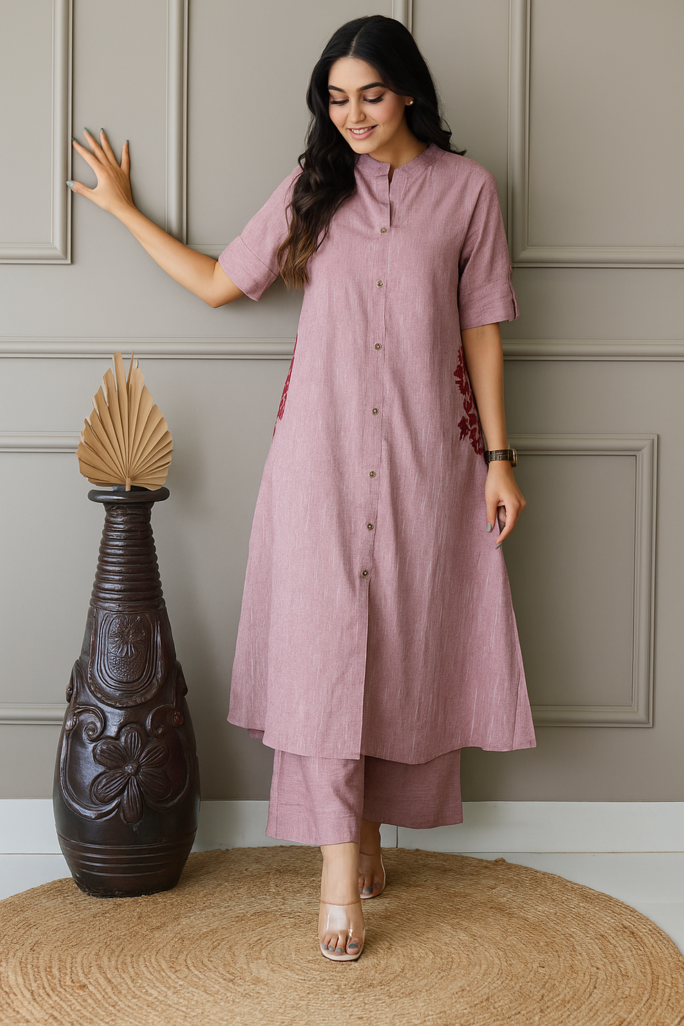 Bm levender kurta pant