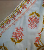 Floral Printed Kurta Pant Set with Dupatta